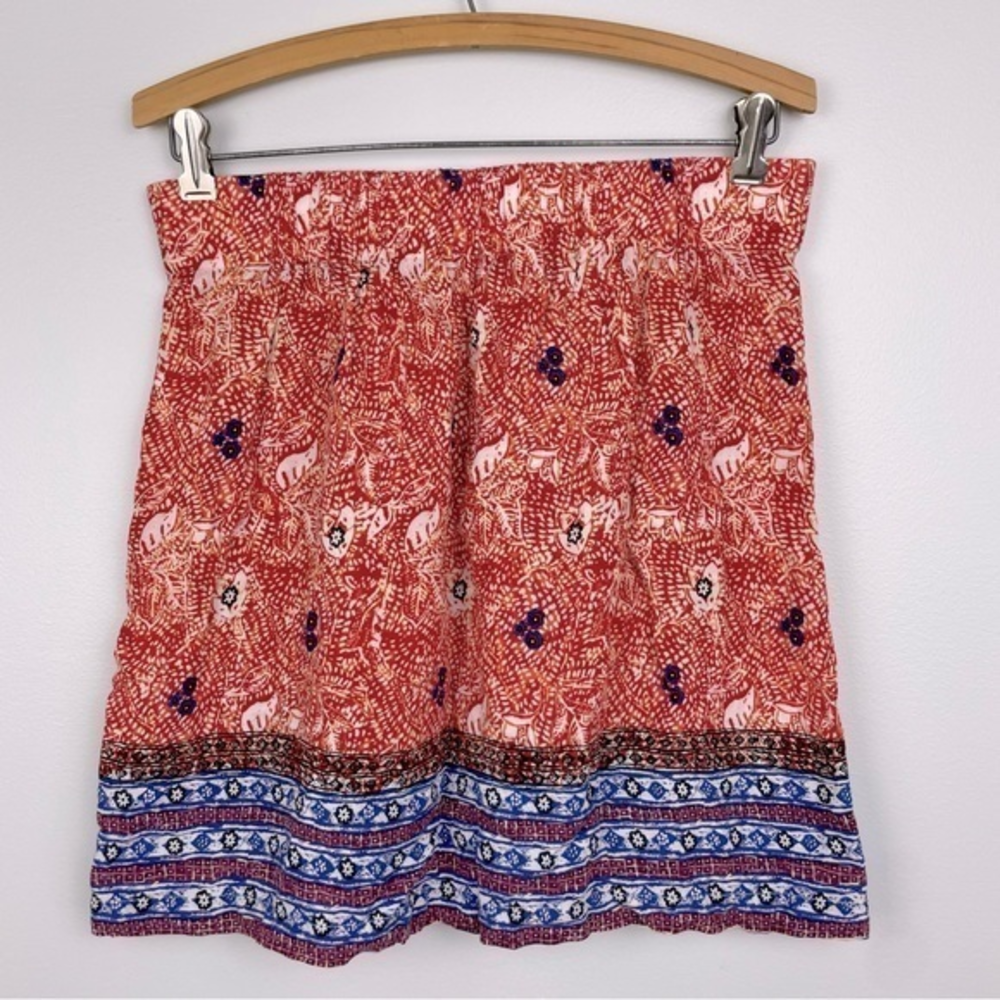 CAbi #784‎ Bella Tribal Print Elastic Waist Pull-On Skirt Pockets